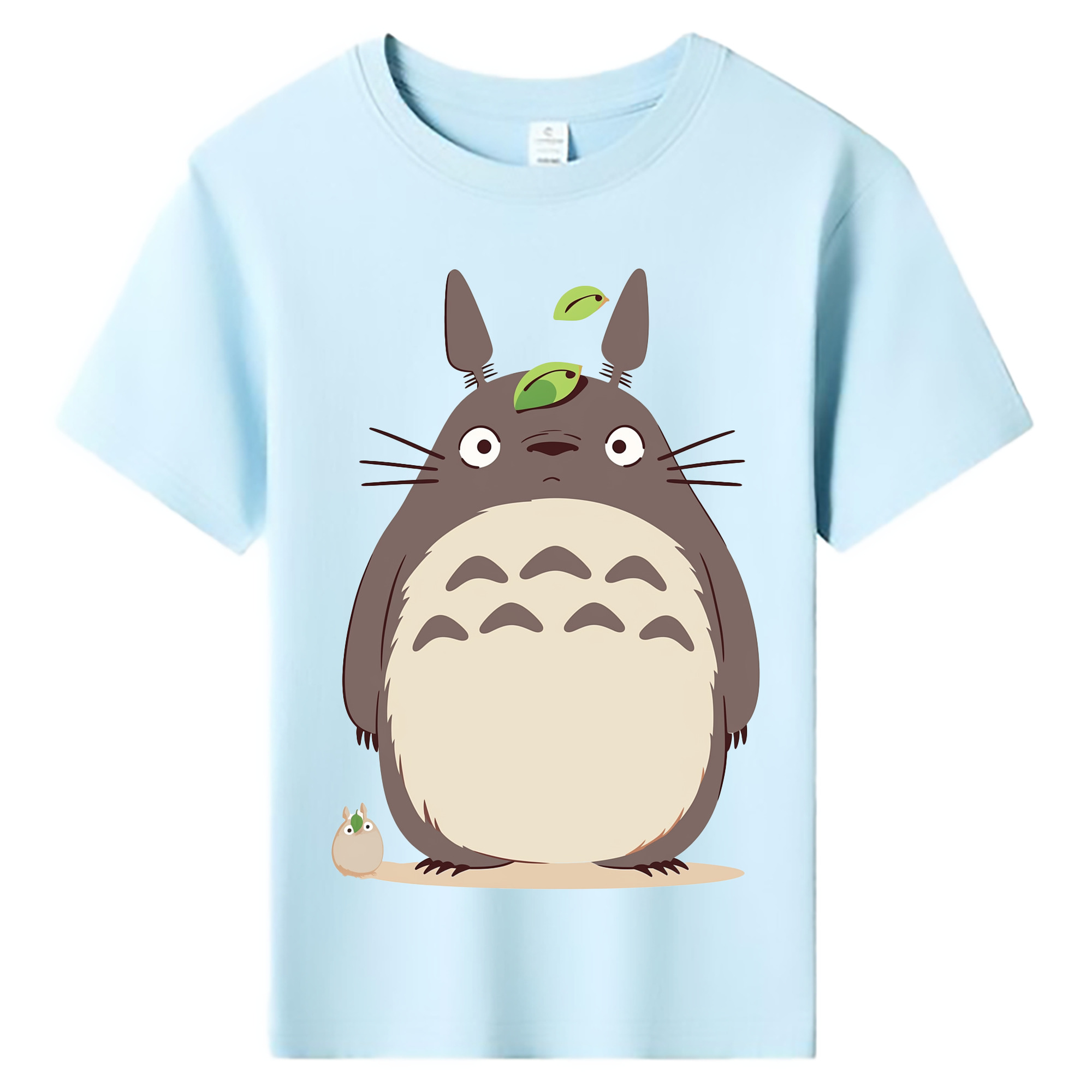 （画像用） となりのトトロ 草壁メイ 草壁サツキ My Neighbor Totoro Satsuki Kusakabe Mei Kusakabe 綿100％キッズTシャツ（フロントプリント）